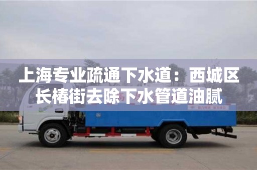 上海專業疏通下水道：西城區長椿街去除下水管道油膩