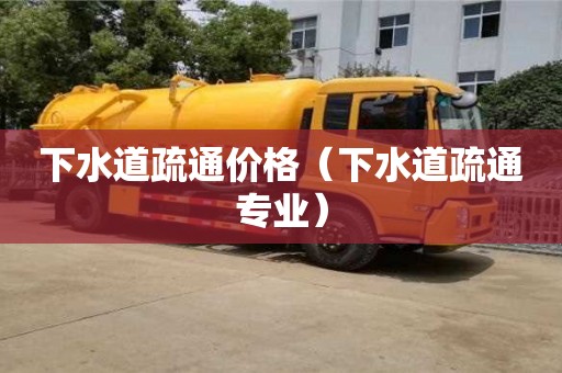 北京下水道疏通價格（下水道疏通專業）