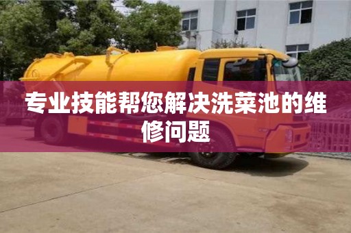 北京專業(yè)技能幫您解決洗菜池的維修問題