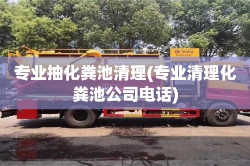 重慶專業抽化糞池清理(專業清理化糞池公司電話)