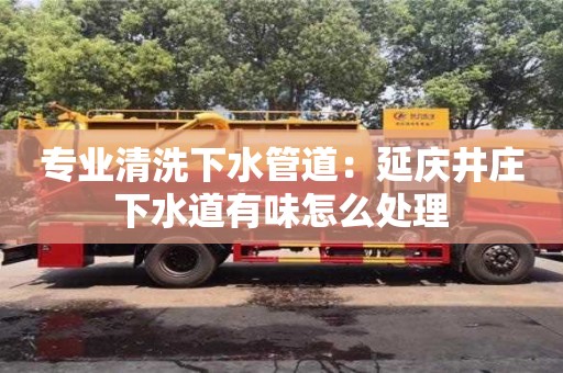 專業(yè)清洗下水管道：延慶井莊下水道有味怎么處理