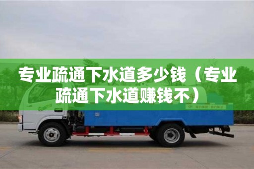 紹興專業(yè)疏通下水道多少錢（專業(yè)疏通下水道賺錢不）