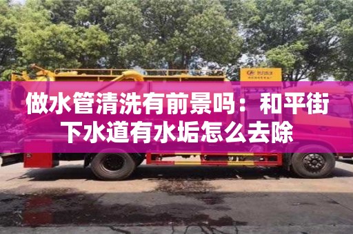 北京做水管清洗有前景嗎：和平街下水道有水垢怎么去除