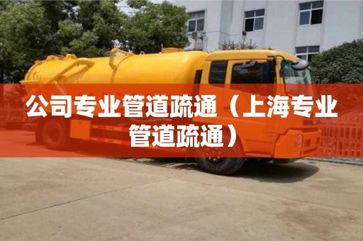 北京公司專業管道疏通（上海專業管道疏通）