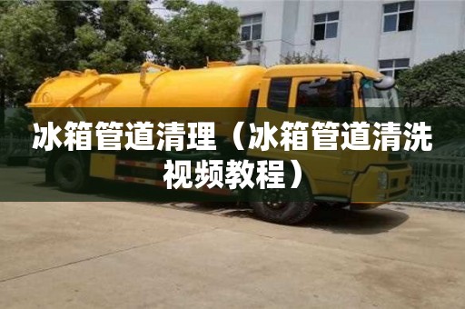 紹興冰箱管道清理（冰箱管道清洗視頻教程）