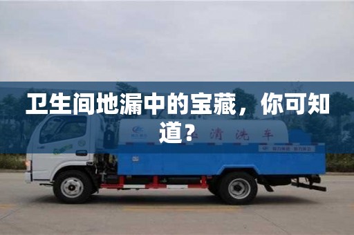 北京衛生間地漏中的寶藏，你可知道？