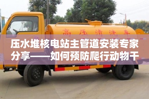 天津壓水堆核電站主管道安裝專家分享——如何預防爬行動物干擾