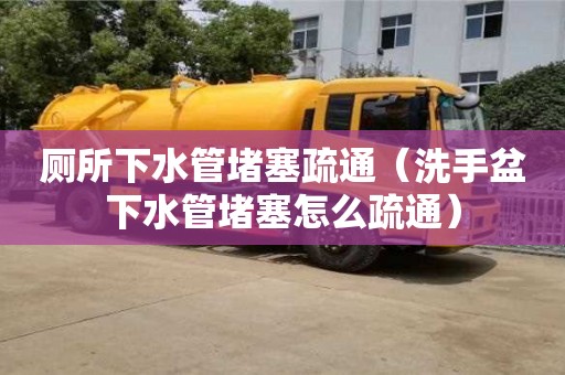 寧波廁所下水管堵塞疏通（洗手盆下水管堵塞怎么疏通）