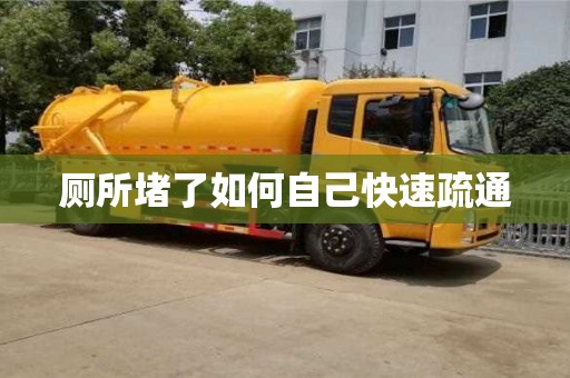 寧波廁所堵了如何自己快速疏通