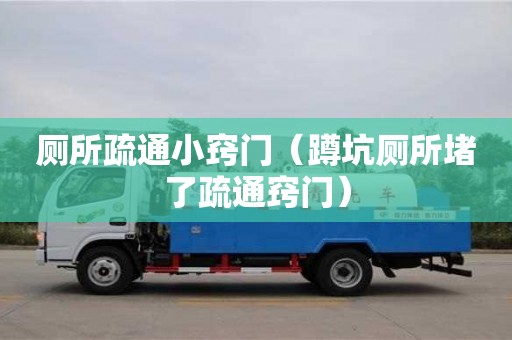 紹興廁所疏通小竅門（蹲坑廁所堵了疏通竅門）
