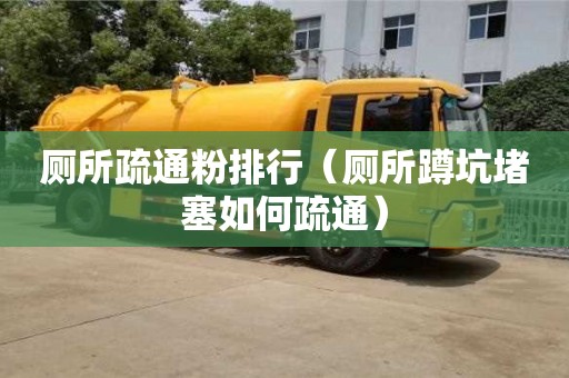 寧波廁所疏通粉排行（廁所蹲坑堵塞如何疏通）