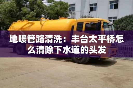 蘇州地暖管路清洗：豐臺太平橋怎么清除下水道的頭發