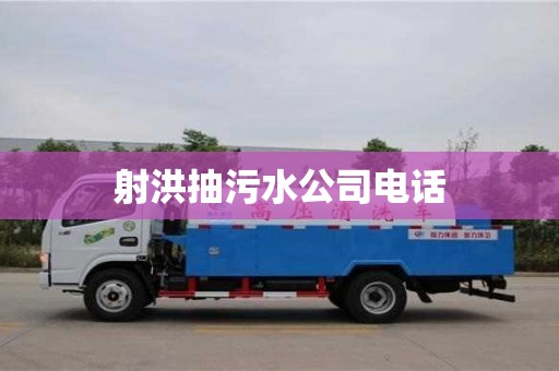 寧波射洪抽污水公司電話