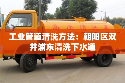 天津工業(yè)管道清洗方法：朝陽區(qū)雙井浦東清洗下水道