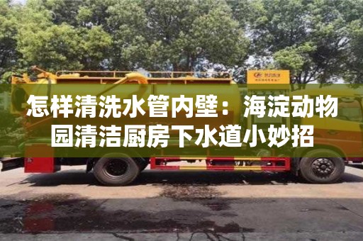 北京怎樣清洗水管內(nèi)壁：海淀動物園清潔廚房下水道小妙招
