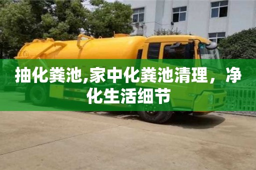 北京抽化糞池,家中化糞池清理，凈化生活細節