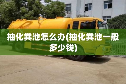 抽化糞池怎么辦(抽化糞池一般多少錢)