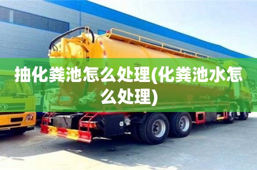寧波抽化糞池怎么處理(化糞池水怎么處理)