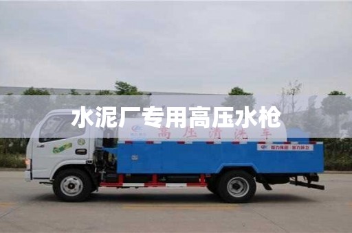 石家莊水泥廠專用高壓水槍