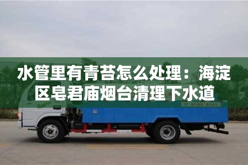 北京水管里有青苔怎么處理：海淀區皂君廟煙臺清理下水道