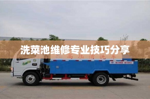 北京洗菜池維修專業技巧分享
