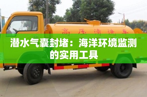 紹興潛水氣囊封堵：海洋環(huán)境監(jiān)測的實用工具