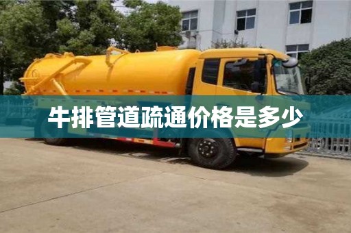 牛排管道疏通價(jià)格是多少 牛排管道疏通價(jià)格是多少