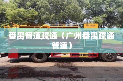番禺管道疏通（廣州番禺疏通管道）