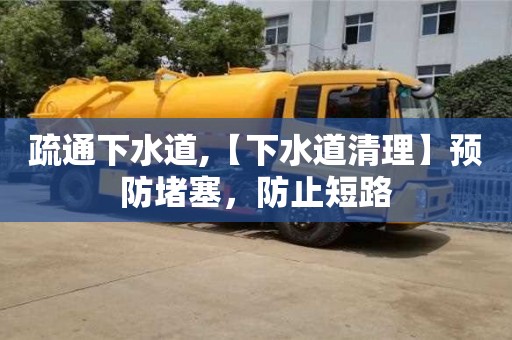 疏通下水道,【下水道清理】預防堵塞，防止短路