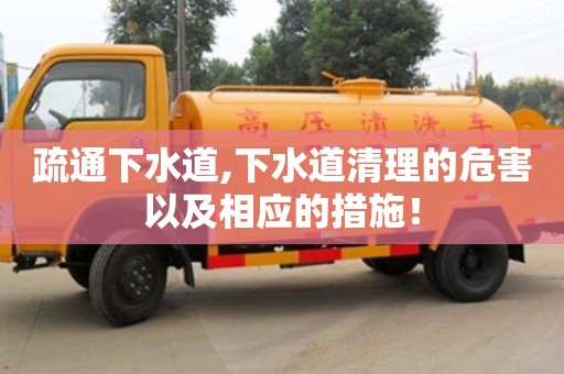 重慶疏通下水道,下水道清理的危害以及相應的措施！
