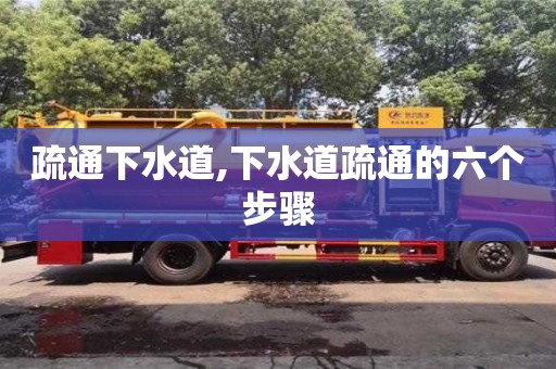 天津疏通下水道,下水道疏通的六個步驟