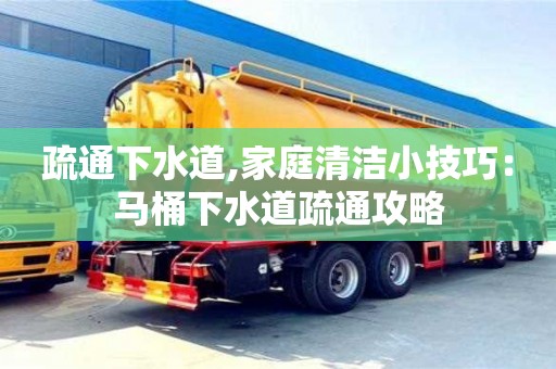 北京疏通下水道,家庭清潔小技巧：馬桶下水道疏通攻略