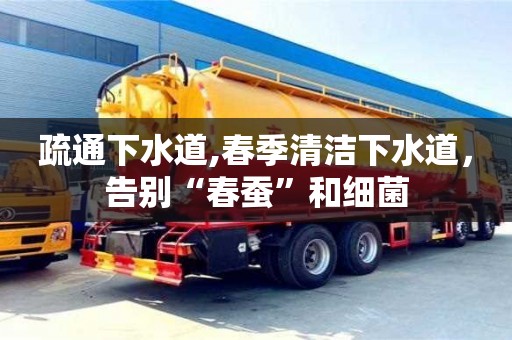 寧波疏通下水道,春季清潔下水道，告別“春蠶”和細菌