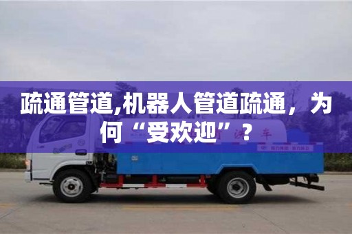 蘇州疏通管道,機器人管道疏通，為何“受歡迎”？