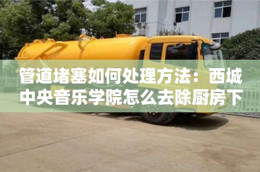 北京管道堵塞如何處理方法：西城中央音樂學院怎么去除廚房下水道的油污