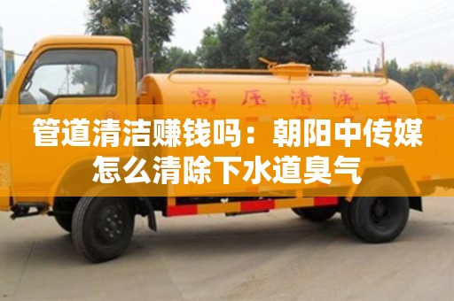 天津管道清潔賺錢嗎：朝陽中傳媒怎么清除下水道臭氣