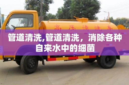 重慶管道清洗,管道清洗，消除各種自來水中的細菌