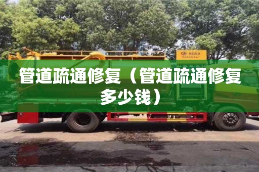 北京管道疏通修復（管道疏通修復多少錢）