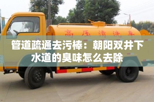 北京管道疏通去污棒：朝陽雙井下水道的臭味怎么去除