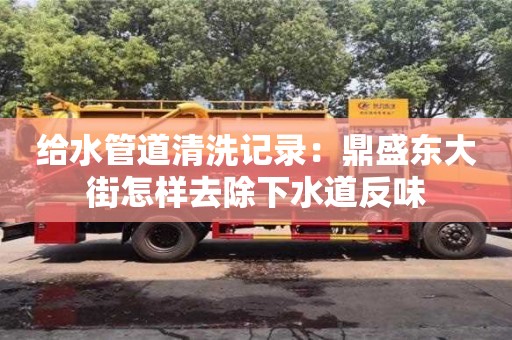 北京給水管道清洗記錄：鼎盛東大街怎樣去除下水道反味