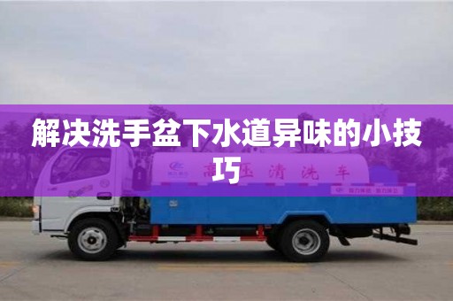 解決洗手盆下水道異味的小技巧 解決洗手盆下水道異味的小技巧