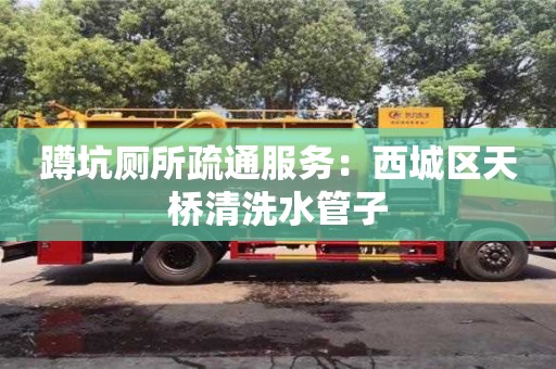 長(zhǎng)沙蹲坑廁所疏通服務(wù)：西城區(qū)天橋清洗水管子