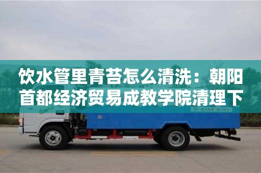 北京飲水管里青苔怎么清洗：朝陽首都經(jīng)濟(jì)貿(mào)易成教學(xué)院清理下水道的小竅門