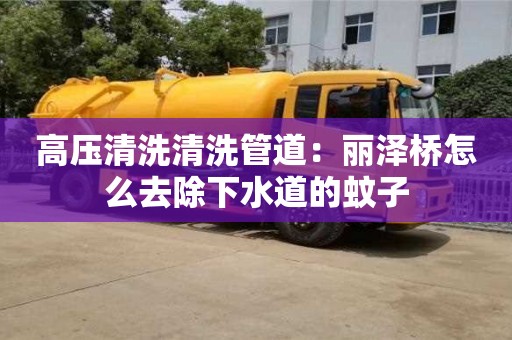 北京高壓清洗清洗管道：麗澤橋怎么去除下水道的蚊子