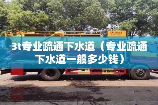 北京3t專業(yè)疏通下水道（專業(yè)疏通下水道一般多少錢）